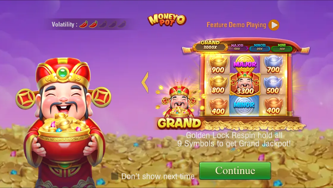 Money Pot game interface screenshot 2