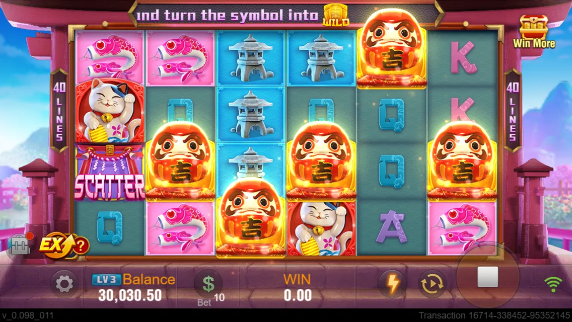 Neko Fortune game interface screenshot 3