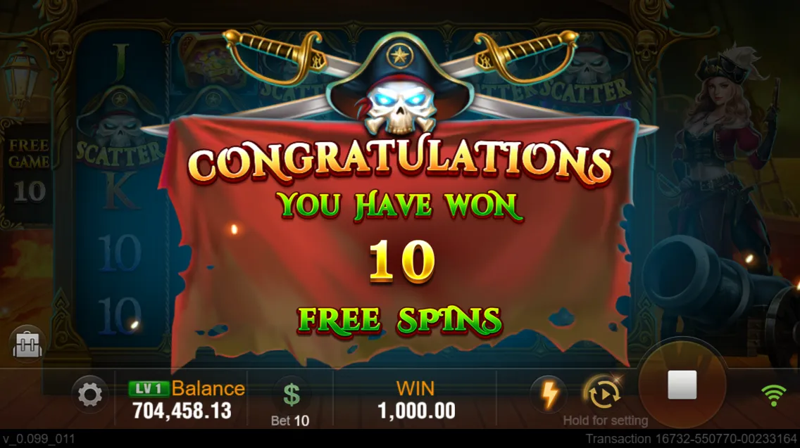Pirate Queen game interface screenshot 3