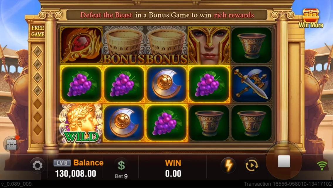 ROMA X game interface screenshot 3
