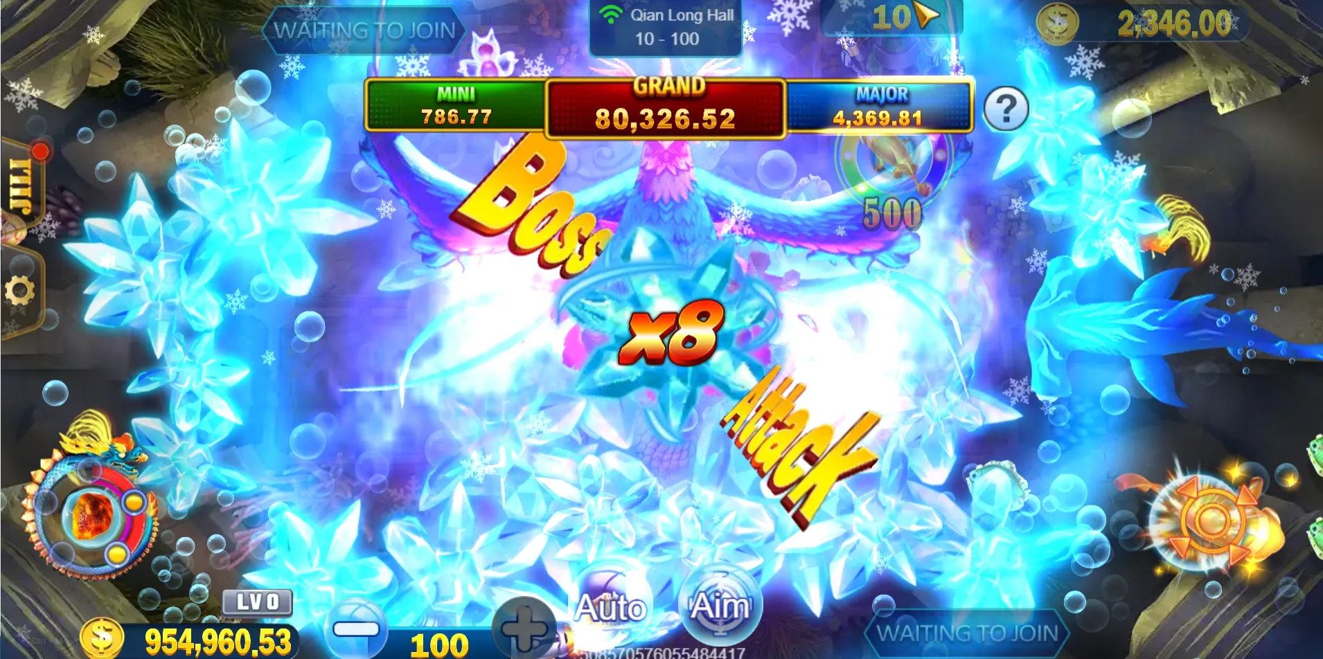 Royal Fishing game interface screenshot 2