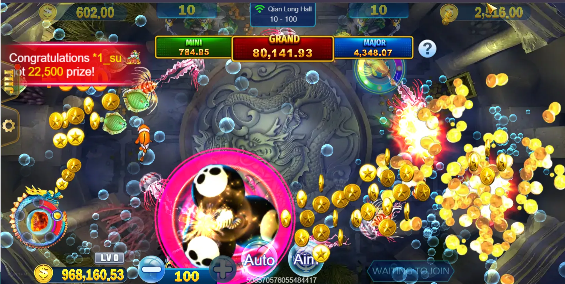 Royal Fishing game interface screenshot 3