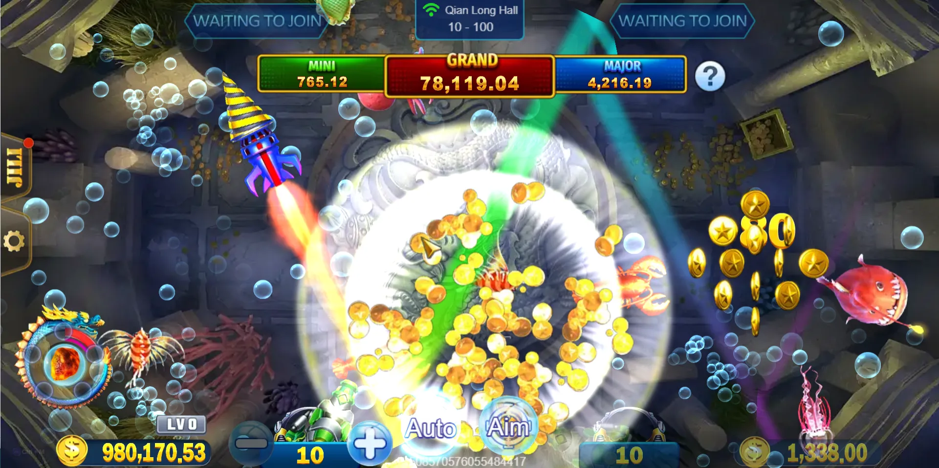 Royal Fishing game interface screenshot 5