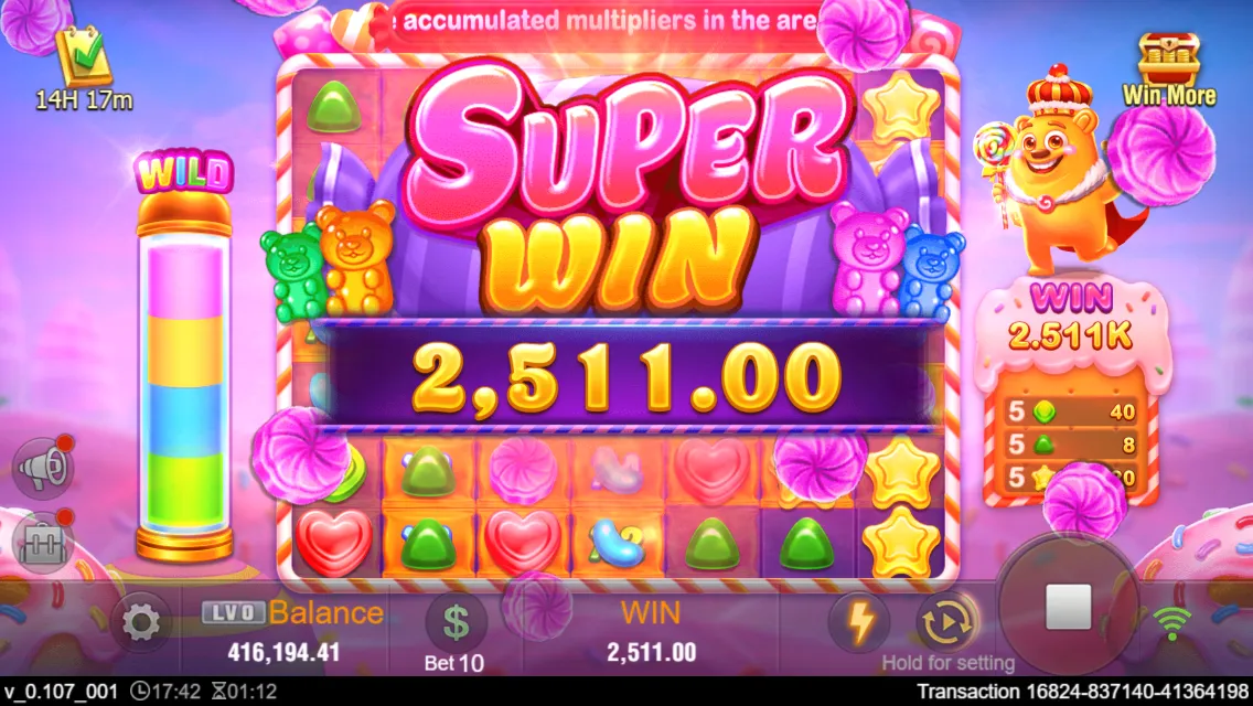 Sweet land game interface screenshot 5
