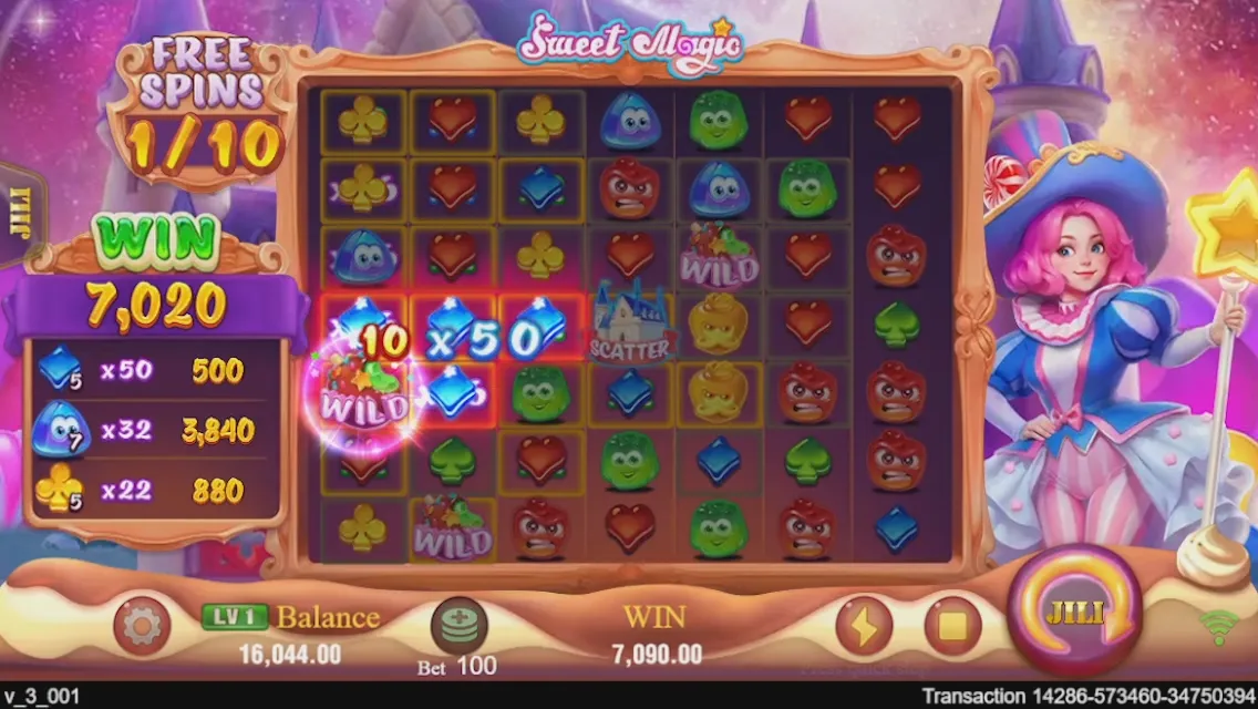 Sweet Magic game interface screenshot 5