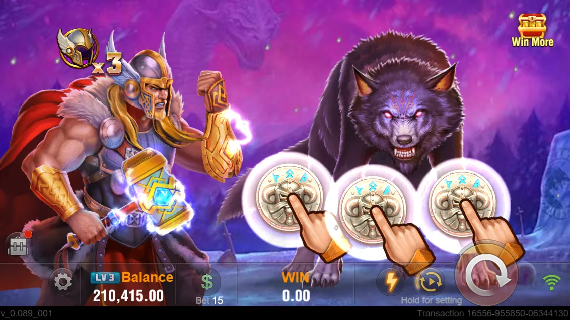 Thor X game interface screenshot 5