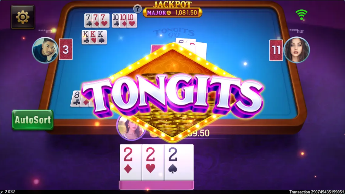 Tongits Go game interface screenshot 4