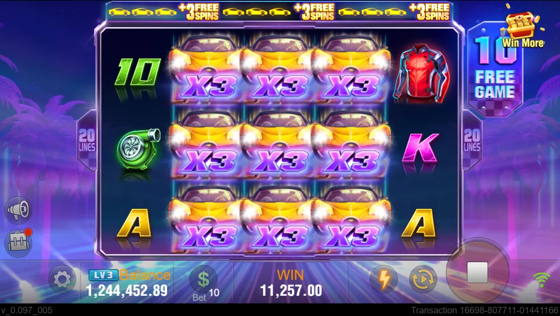 WILD RACER game interface screenshot 5