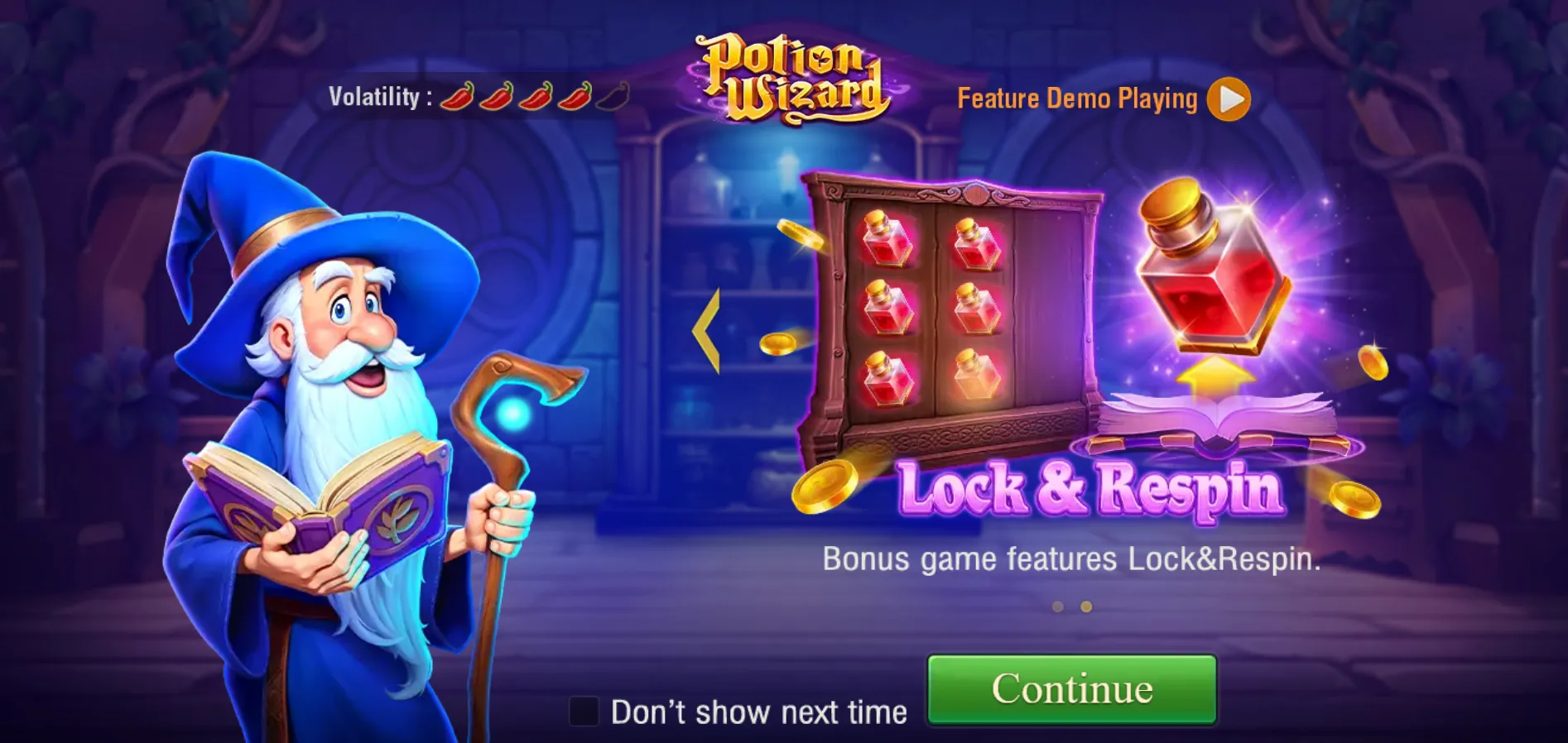 Witches Night game interface screenshot 2